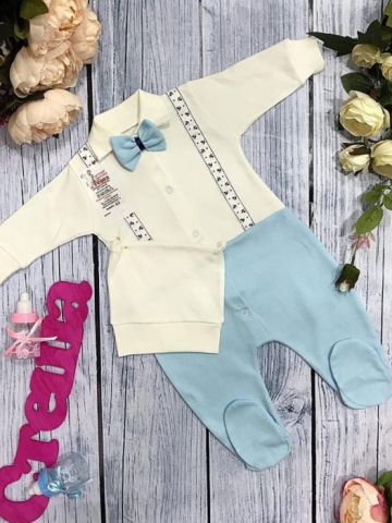 Купить оптом 127. Комбинезон с шапкой,100% хлопок интерлок в Тюмени