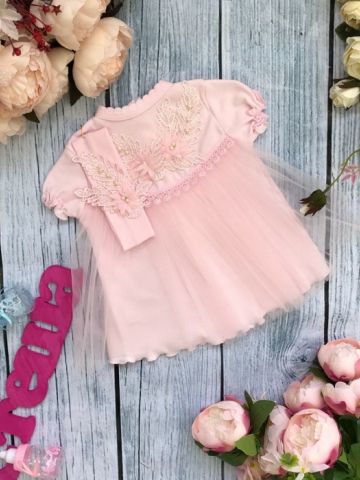 Купить оптом 160 - К/Р. Платье с повязкой на голову,хлопок 100 % интерлок 56,62,68 в Тюмени