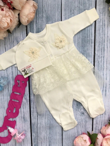 Купить оптом 163.Комбинезон ясельный, хлопок 100 % интерлок в Тюмени