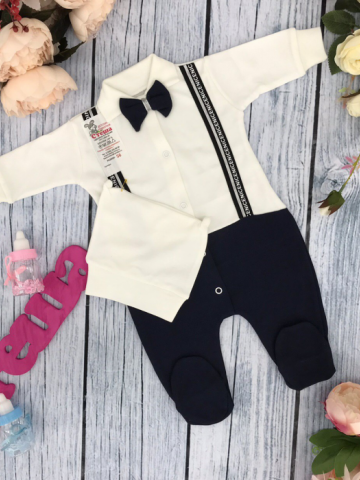 Купить оптом 207. Комбинезон ясельный с шапкой,100% хлопок интерлок в Тюмени