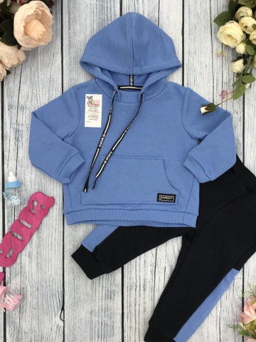 Купить оптом 275-Г. Костюм ясельный, хлопок 65%, 35% ПЭ, 3-х нитка (без начёса)  74,80,86,92 в Тюмени